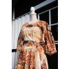 Red house dress