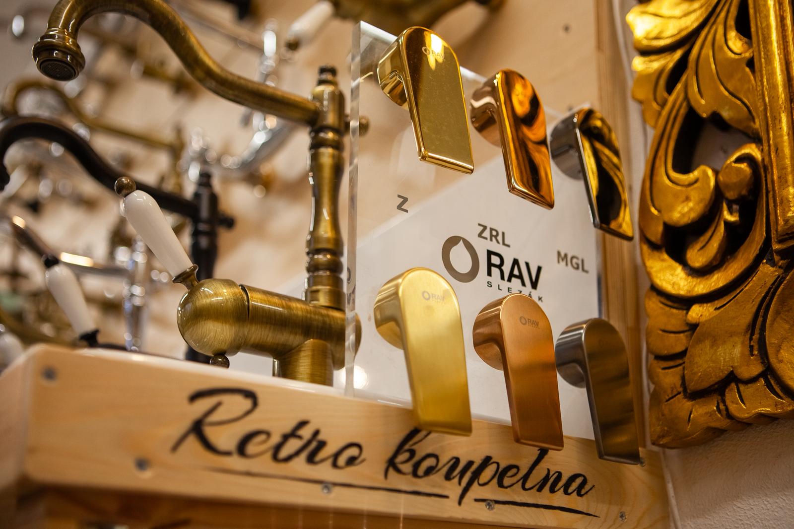 Showroom Retrokoupelna.cz Praha 8 Kobylisy – retro baterie, kachličky a koupelnové doplňky