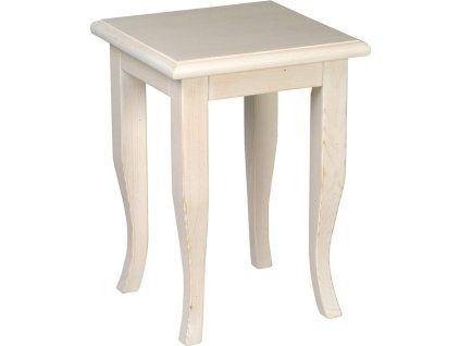 RETRO stool 33x45x33cm, old white 1683