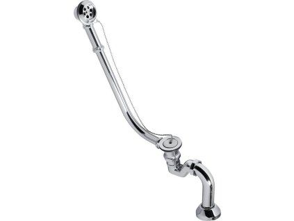 RETRO bath set for external installation, chain, incl. siphon, chrome 71689