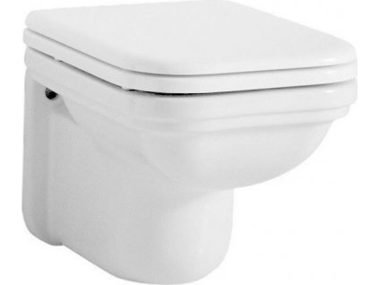 WALDORF závěsná retro WC mísa, 37x55cm, bílá 411501