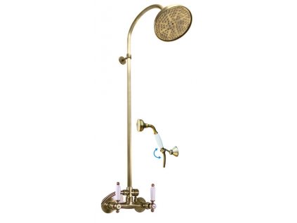 Rav Morava Retro spr. nástěnný 150mm set včetně baterie stará mosaz MK581.5/3SM