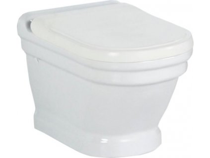ANTIK závěsná retro WC mísa, 36x53cm, bílá AN320