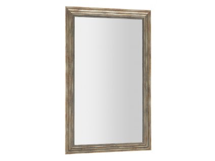 DEGAS retro zrcadlo v dřevěném rámu 616x1016mm, černá/starobronz NL731