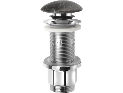 BLOK umývadlová výpusť 5/4“, click-clack, zátka matný tmavý kameň 2401-911
