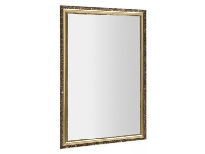 BOHEMIA retro zrcadlo v dřevěném rámu 589x989mm, zlatá NL484