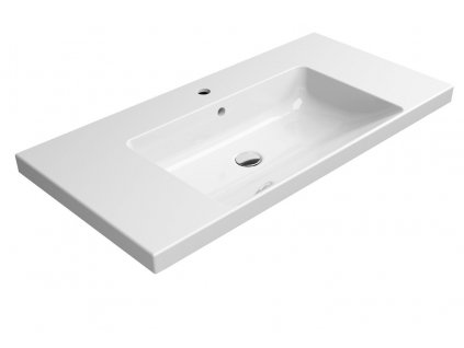 NORM keramické retro umyvadlo 100x50cm, bílá ExtraGlaze 8633111