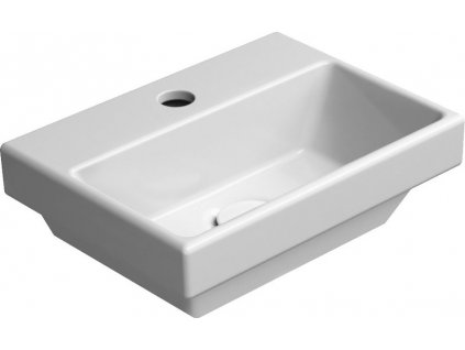 NORM keramické umývadlo s otvorom, 35x26 cm, biela ExtraGlaze 8650111