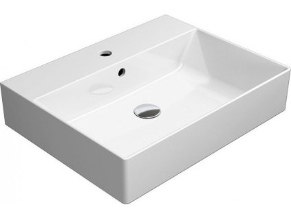 KUBE X keramické umývadlo 60x47 cm, rektifikovaná verzia, biela ExtraGlaze 94319111