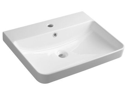 NERON ceramic washbasin 60x48cm, white 201.128.0