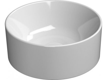 KUBE X keramické umývadlo na dosku, priemer 32 cm, biele ExtraGlaze 943511