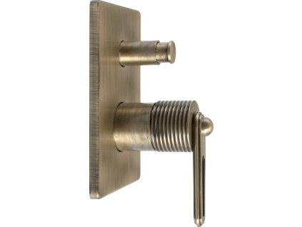 bebe retro podomitkova sprchova baterie 2 vystupy bronz