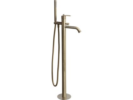 bebe retro vanova baterie s pripojenim do podlahy bronz