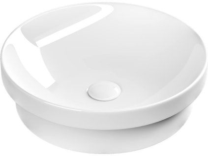 Ceramic washbasin, recessed, diameter 43cm, white 3041