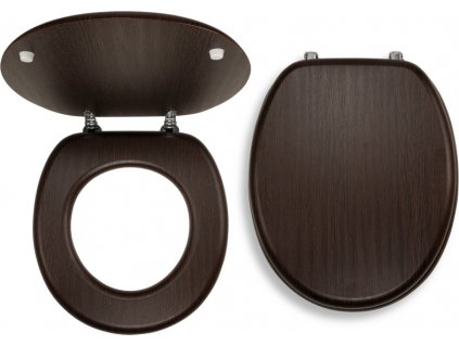 Novaservis Sedátko dýhované MDF WC/WENGE