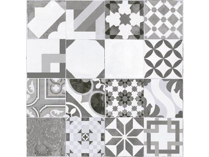 HIDRAULICO dlažba Mosaico Gris 45x45 (bal=1,62m2) HDO010