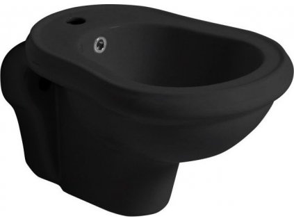 RETRO bidet závěsný 38x52cm, černá mat 102631