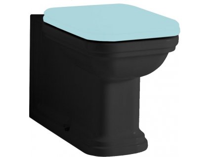 WALDORF WC kombi mísa 40x68cm, spodní/zadní odpad, černá mat 411731