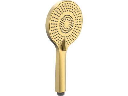 Ruční masážní sprcha, 3 režimy sprchování, průměr 120 mm, ABS/zlato mat SK879GB