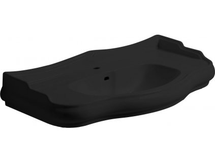 RETRO keramické umývadlo 100x54, 5cm, čierna mat 105031