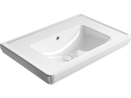 CLASSIC keramické umývadlo 75x50cm, bez otvoru, biela ExtraGlaze 8787011