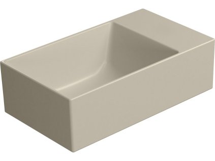 KUBE X keramické umývátko 40x23cm, bez otvoru, pravé/levé, creta mat 9484008