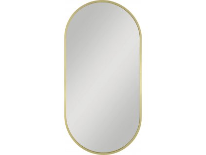 Olsen Spa Zrkadlo bez osvetlenia BRANDIS GOLD - Rozmer A - 50 cm, Rozmer C - 100 cm OLNZBRA5010G