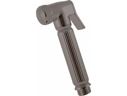 Slezák Rav Retro ruční sprcha k bidetové baterii se stop ventilem - metal grey kartáčovaná (Varianta Ruční sprcha k bidetové baterii se stop ventilem - metal grey kartáčovaná, Barva: METAL GREY - kartáčovaná)