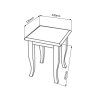 RETRO stool 33x45x33cm, beech 1677