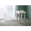 RETRO stool 33x45x33cm, old white 1683