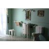 RETRO stool 33x45x33cm, old white 1683