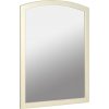 RETRO zrcadlo v dřevěném rámu 650x910mm, starobílá 1685