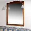 RETRO mirror in wooden frame 890x1150mm, beech 1679