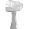 RETRO universal ceramic column for washbasins 56,69,73cm, white 107001