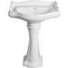 RETRO universal ceramic column for washbasins 56,69,73cm, white 107001