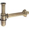RETRO washbasin trap 5/4", waste 32 mm, bronze 9596