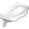 RETRO ceramic bracket for washbasin 105001, 1 pc, white 107901
