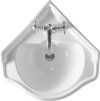RETRO ceramic corner washbasin, 57,5x58cm, white 103201