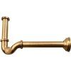 Bidet trap 5/4", waste 32mm, bronze 9606