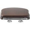 RETRO toilet seat, walnut/chrome 109040