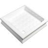 RETRO ceramic shower tray, square 90x90x20cm, white 133801