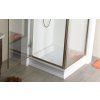 RETRO ceramic shower tray, square 90x90x20cm, white 133801