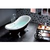 CHARLESTON volně stojící retro vana 188x83x69cm, nohy chrom mat, bílá 38122