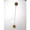 RETRO bath set for external installation, chain, incl. siphon, bronze 71690