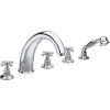 ANTEA five-element bath rim mixer, chrome 3311