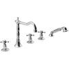 ANTEA five-element bath rim mixer with retro spout, chrome 3881