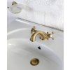 ANTEA basin mixer with spout, bronze 3176