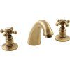 ANTEA three-element basin mixer with spout, bronze 3026