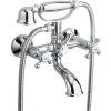 ANTEA wall-mounted bath mixer complete, chrome 3011