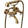 ANTEA wall-mounted bath mixer complete, bronze 3016